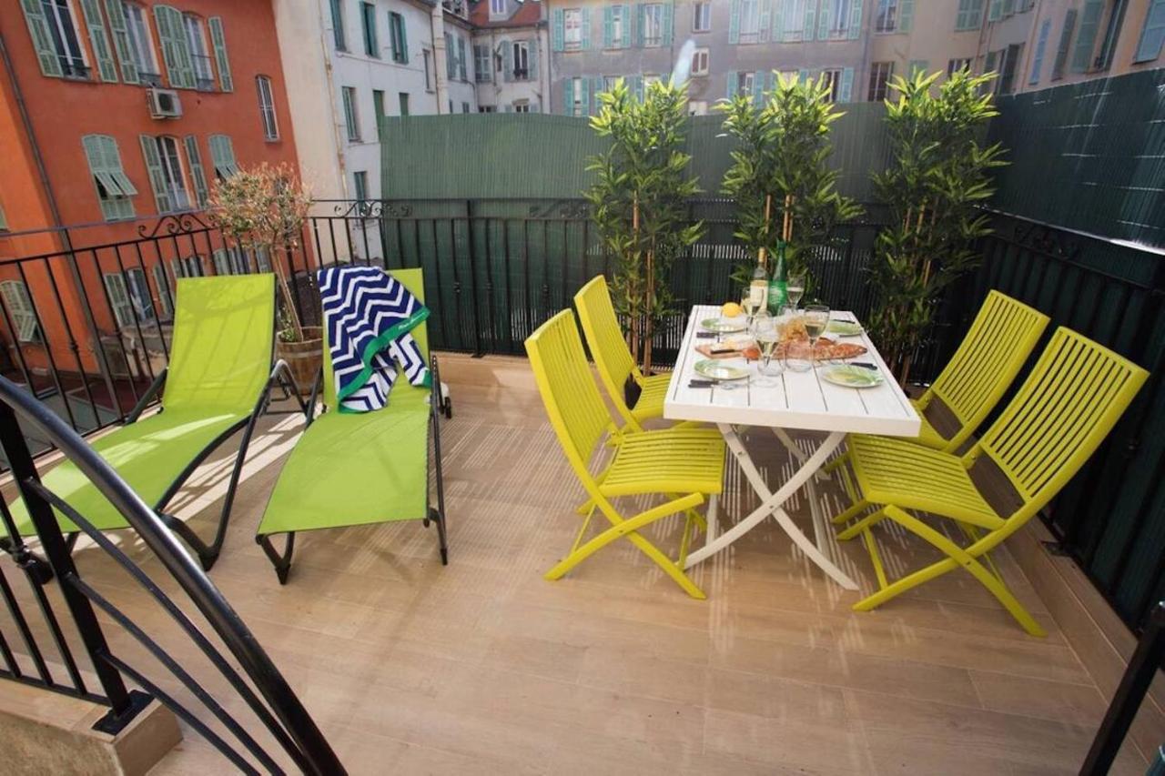 Apartamento F2 Terrasse, Moderne, Hyper Centre, Clim, Ascenseur- Dubouchage Niza Exterior foto